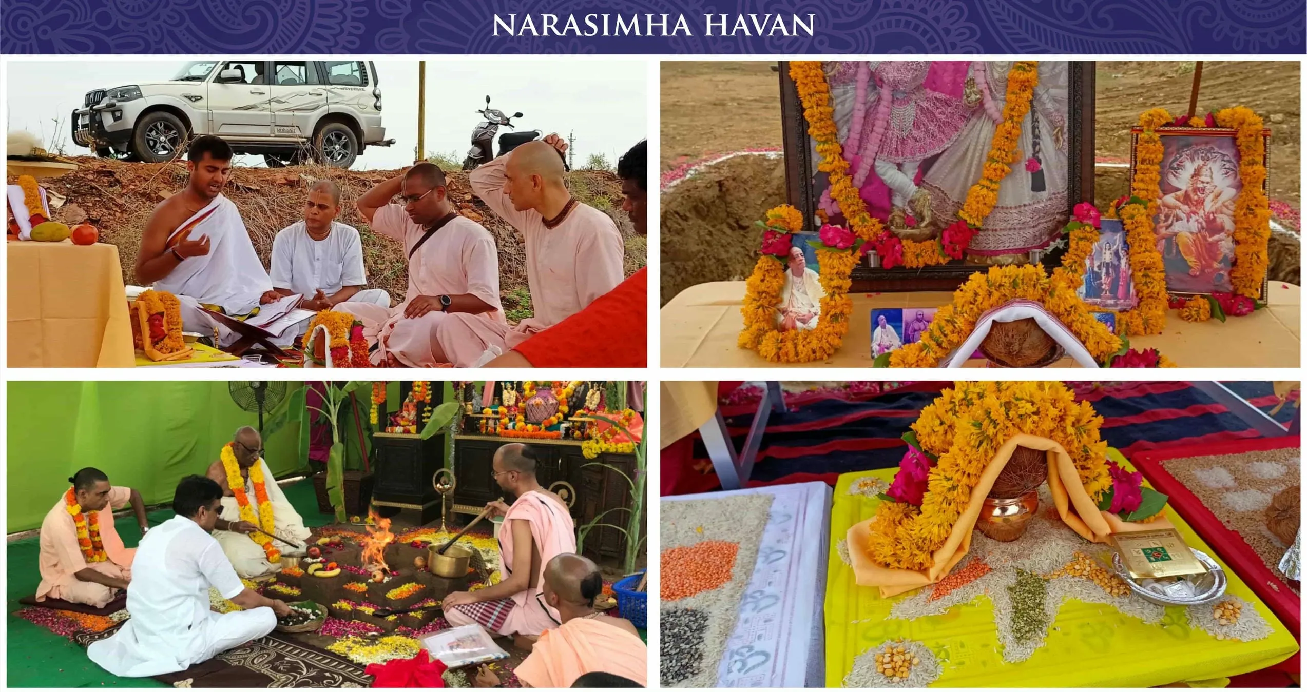 Hare Krishna Mandir Kota Narsimha Havan Images